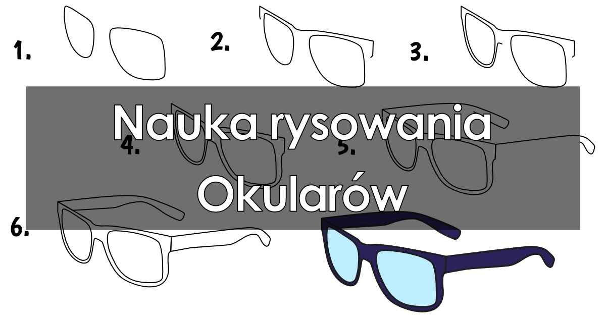 Jak narysować okulary