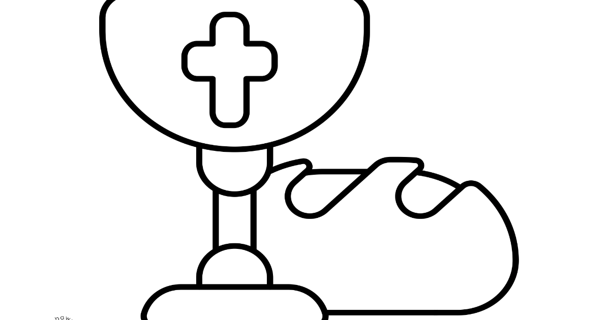 Szablon do prac plastycznych: Sakrament