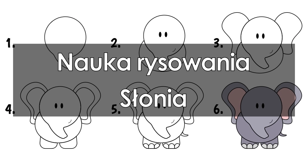Jak narysować słonia
