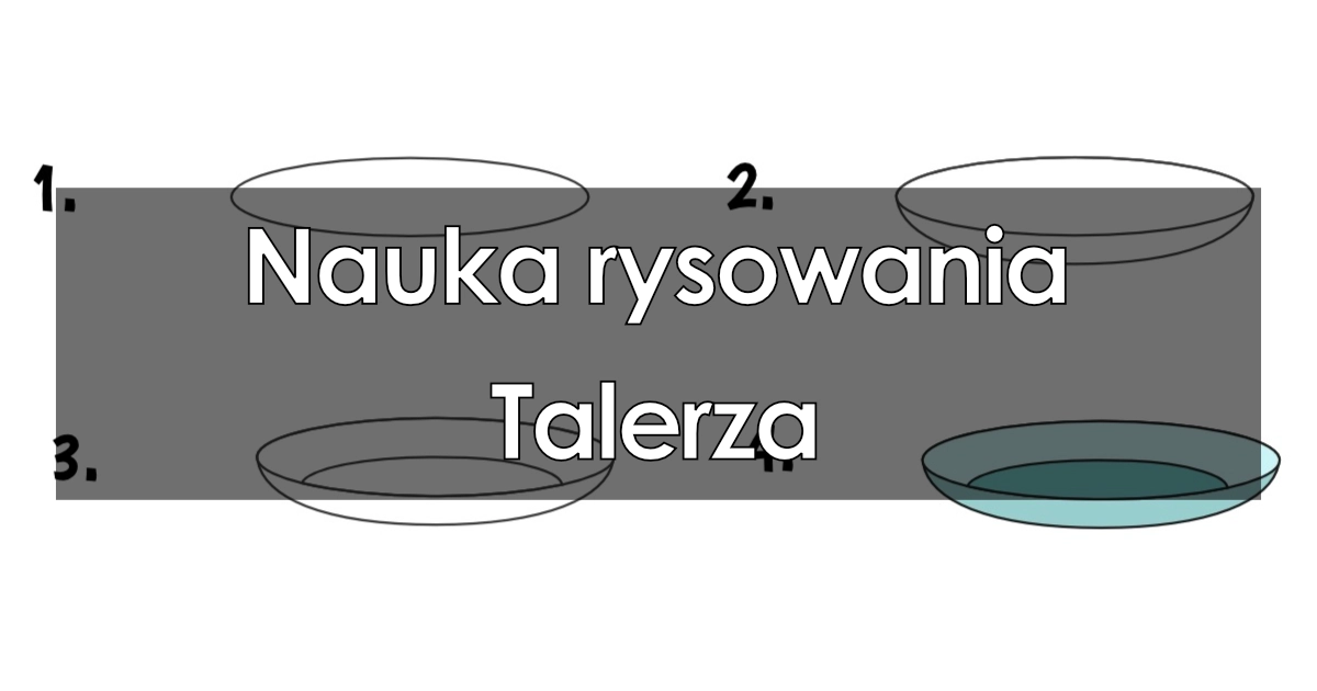 Jak narysować talerz