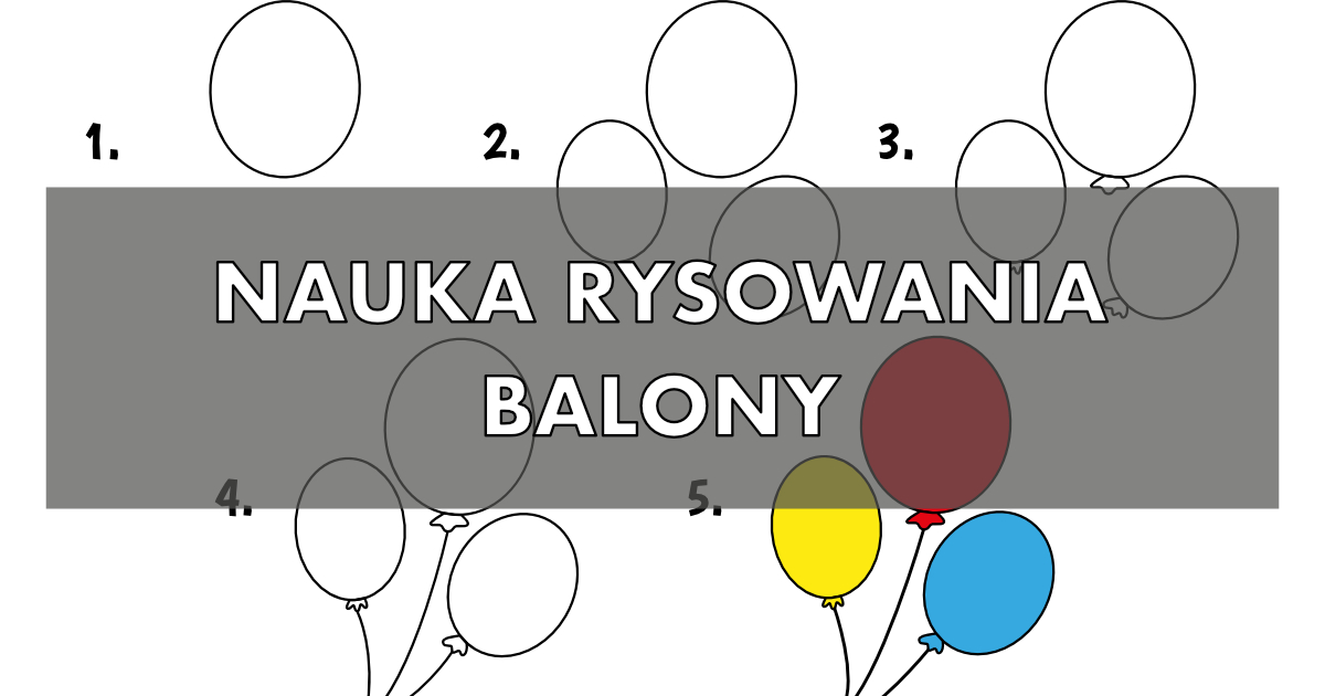 Jak narysować balony