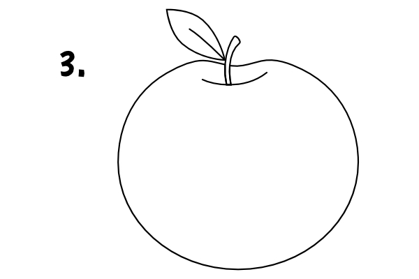 Jak narysować jabłko