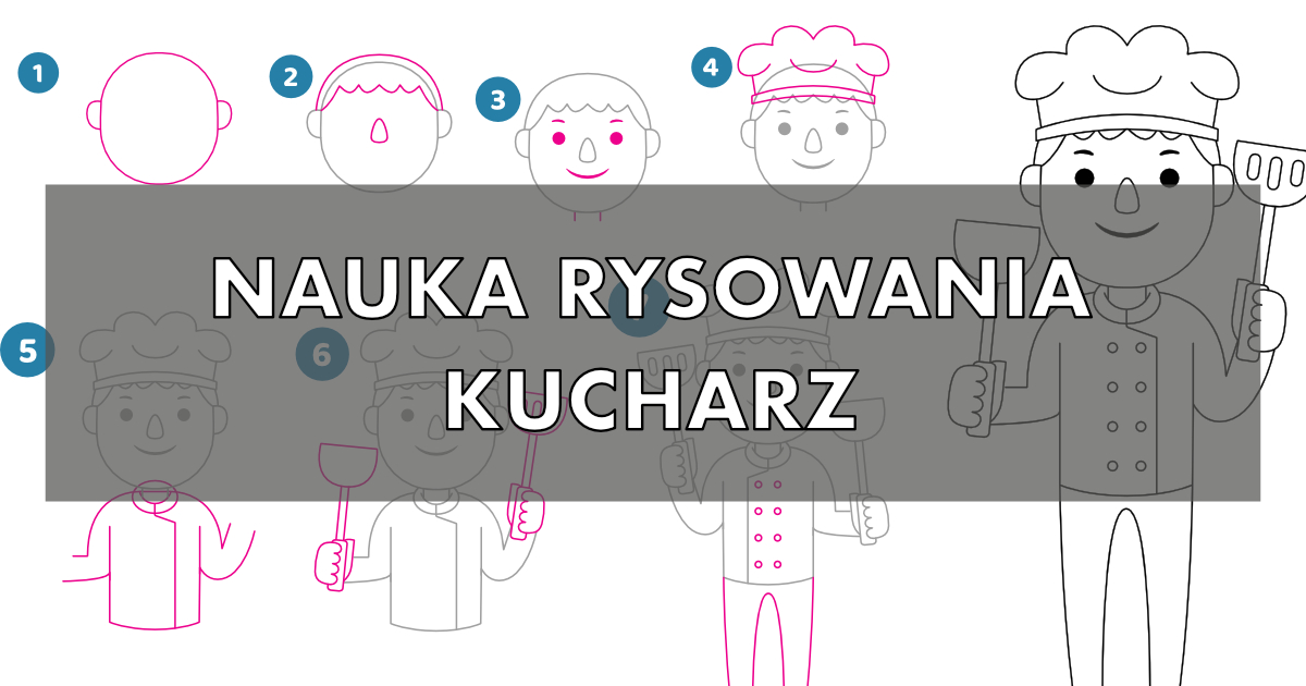 Jak Narysowa Kucharza Krok Po Kroku Nauka Rysowania Kucharza