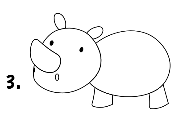 Jak narysować nosorożca
