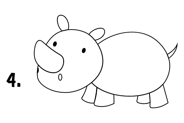 Jak narysować nosorożca