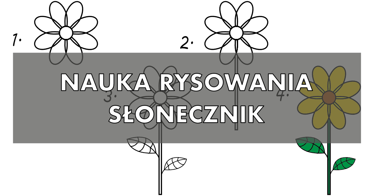 Jak narysować słonecznik