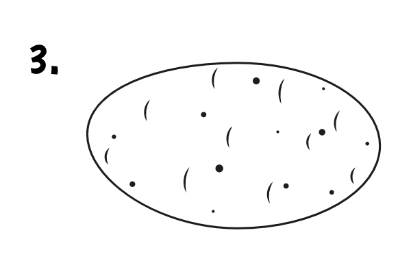 Jak narysować ziemniaka