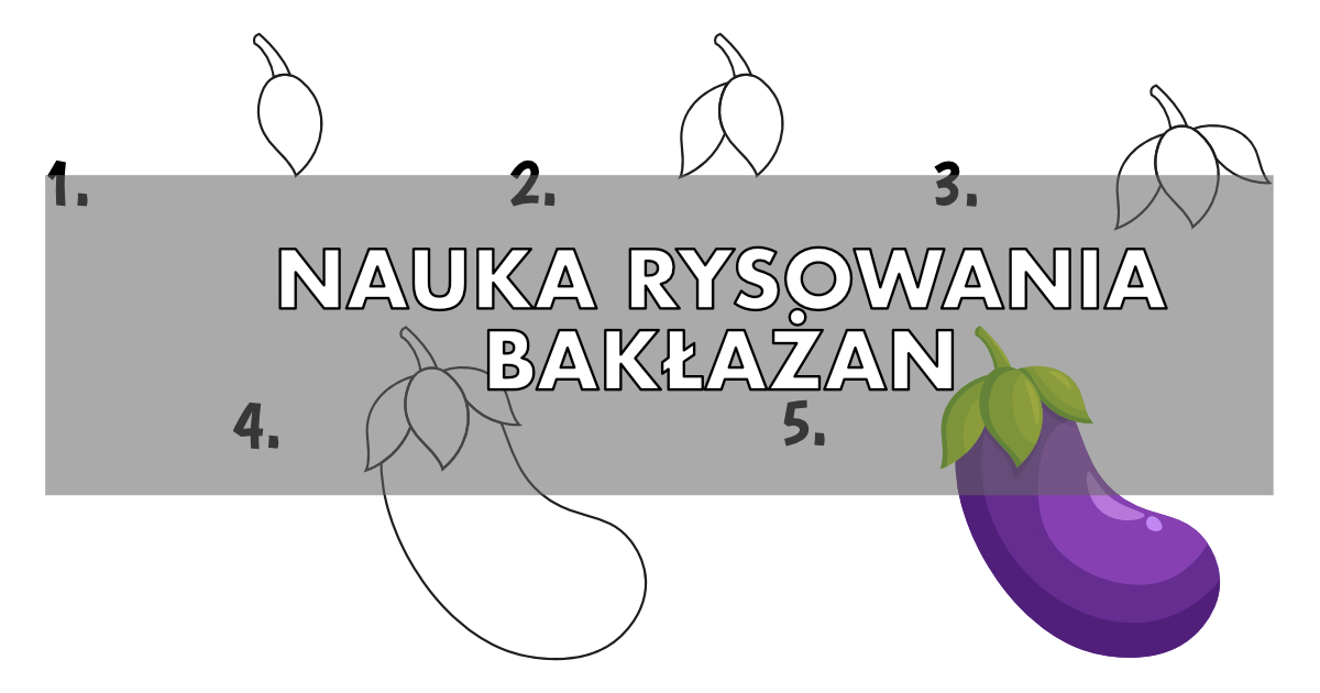 Jak narysować bakłażana