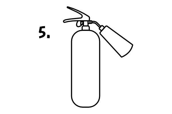 Jak narysować gaśnicę