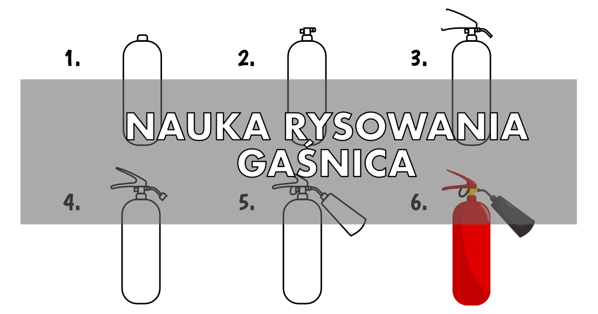 Jak narysować gaśnicę