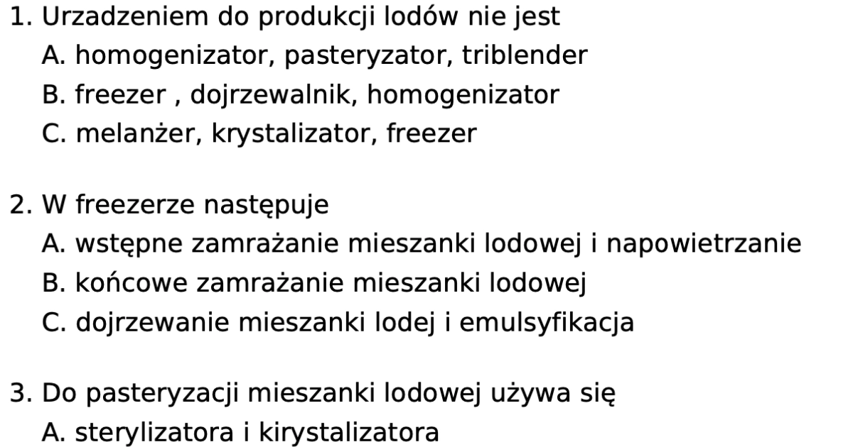 Test: Maszyny i urządzenia do produkcji lodów