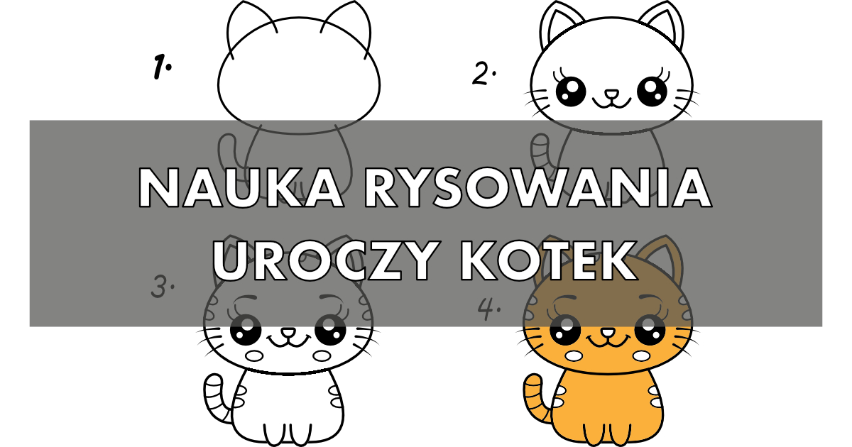 Jak narysować uroczego kotka