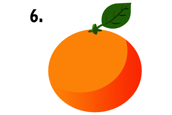 Jak narysować pomarańczę