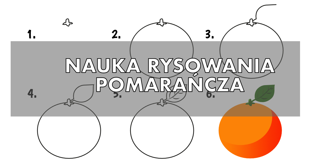 Jak narysować pomarańczę