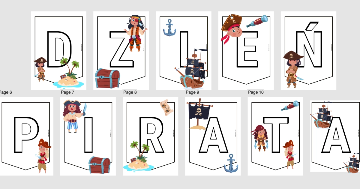 Girlanda: Dzień pirata