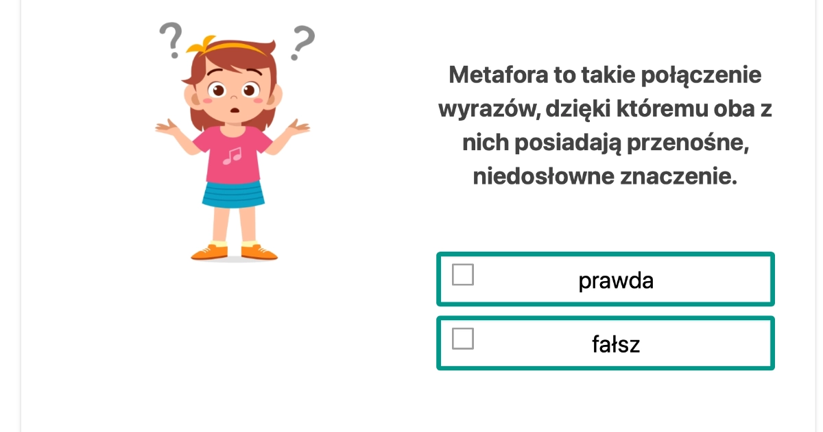 Quiz: Metafora