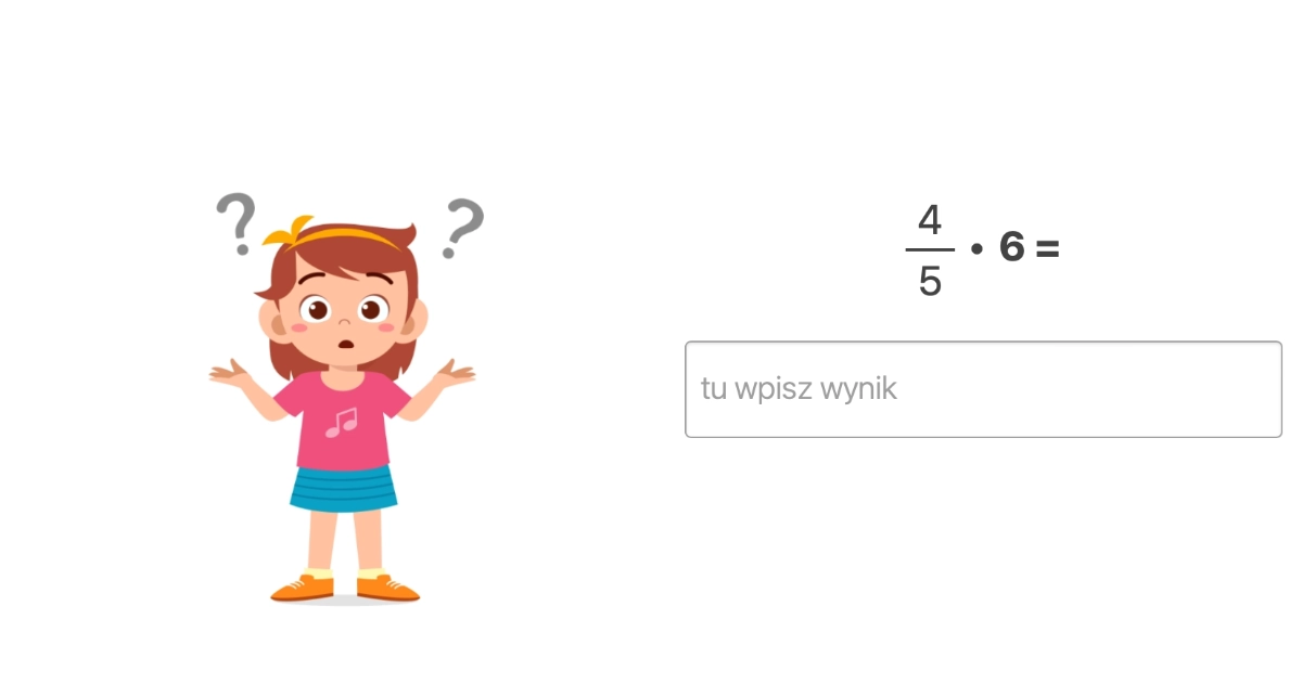 Quiz: Mnożenie ułamków przez liczbę naturalną