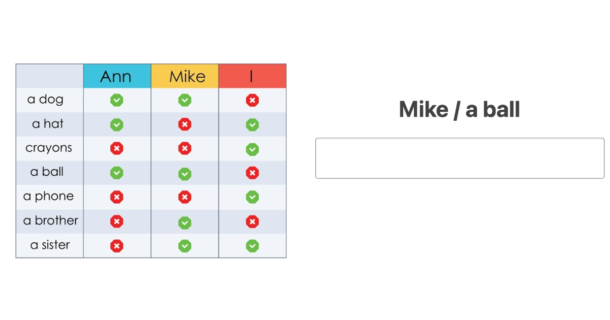 Quiz: have got – twierdzenia