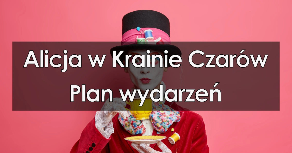 Lektura: Alicja w Krainie Czarów – Plan wydarzeń
