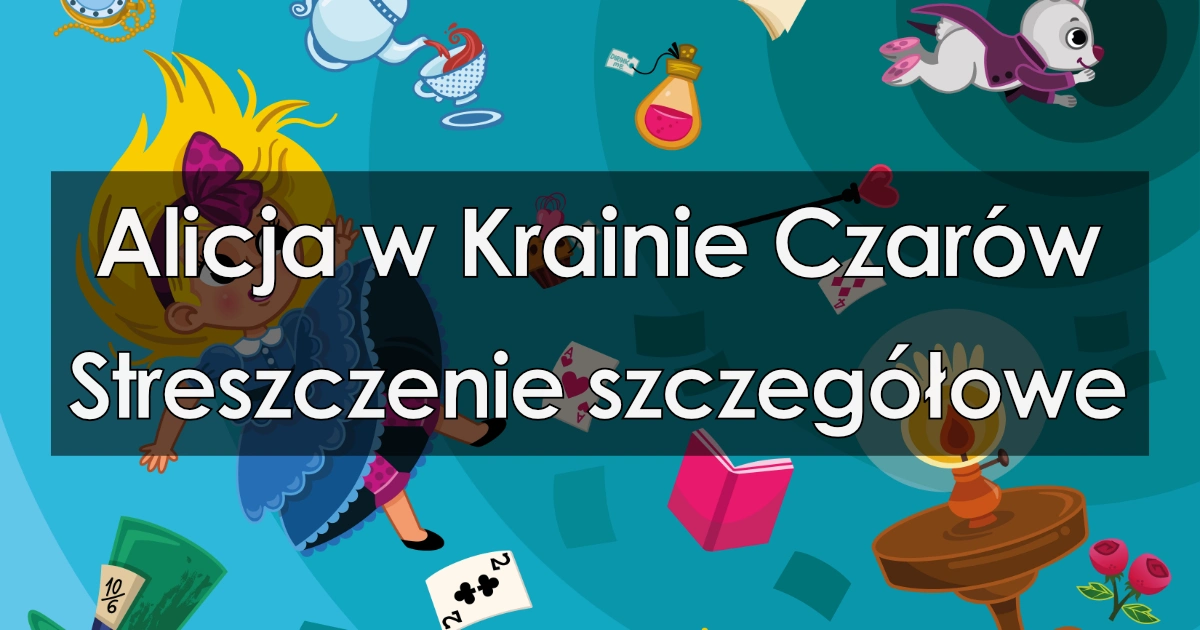 Lektura: Alicja w Krainie Czarów – streszczenie szczegółowe