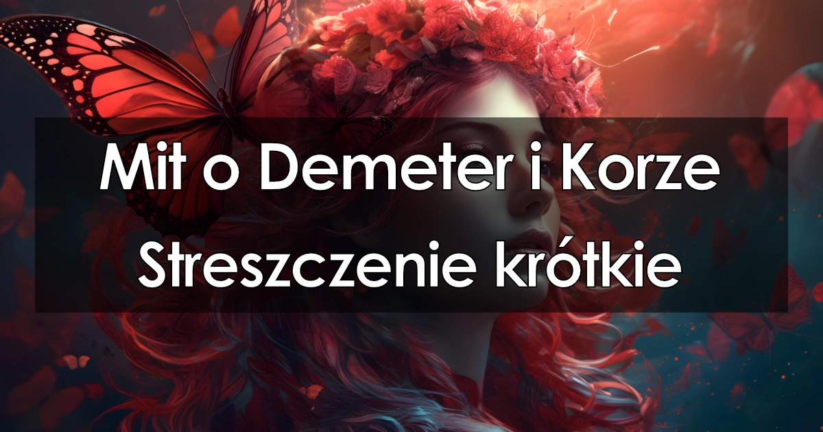 Lektura: Mit o Demeter i Korze – krótkie streszczenie