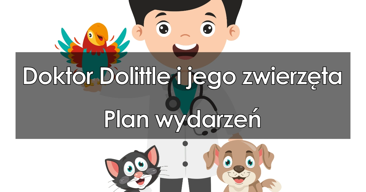 Lektura: Doktor Dolittle i jego zwierzęta – plan wydarzeń