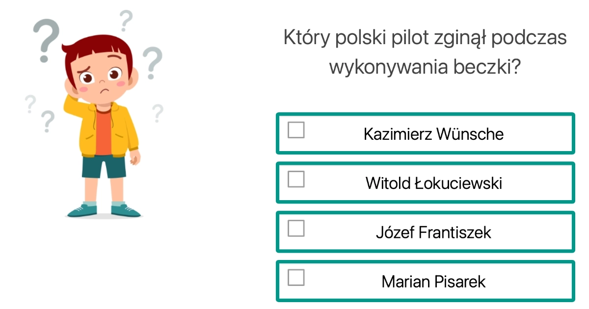 Quiz Z Lektury Dywizjon 303 Dla Uczniów Klasy 7 I 8 7028