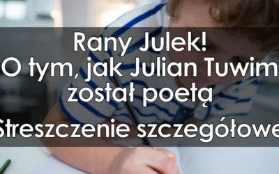 Lektura: Rany Julek! O tym, jak Julian Tuwim został poetą – streszczenie szczegółowe