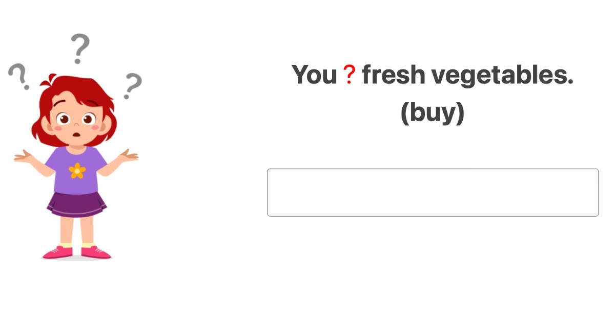 Quiz: Present Simple: przeczenia (wpisz)