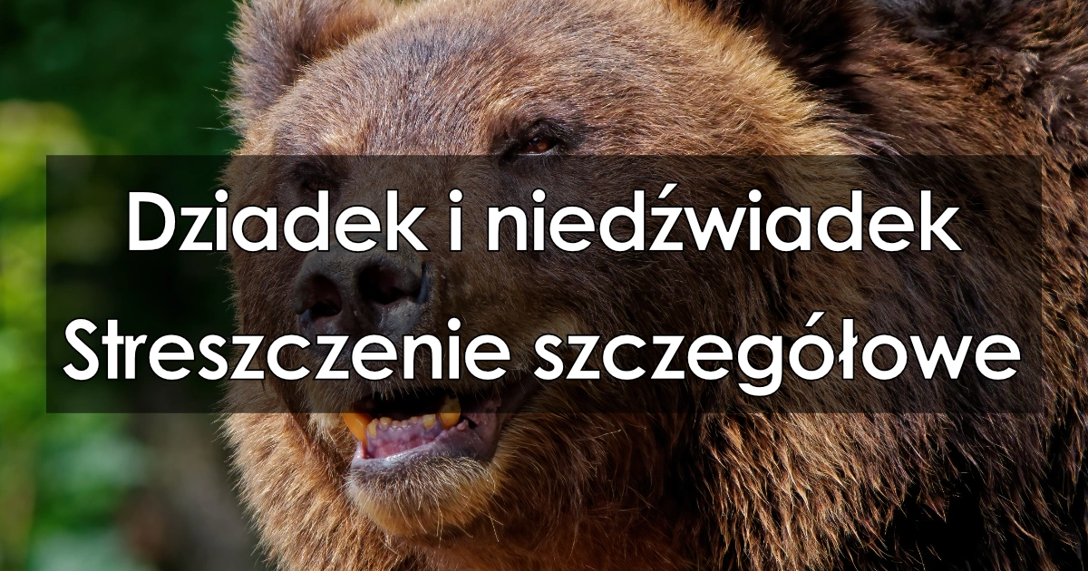 Lektura: Dziadek i niedźwiadek – streszczenie szczegółowe