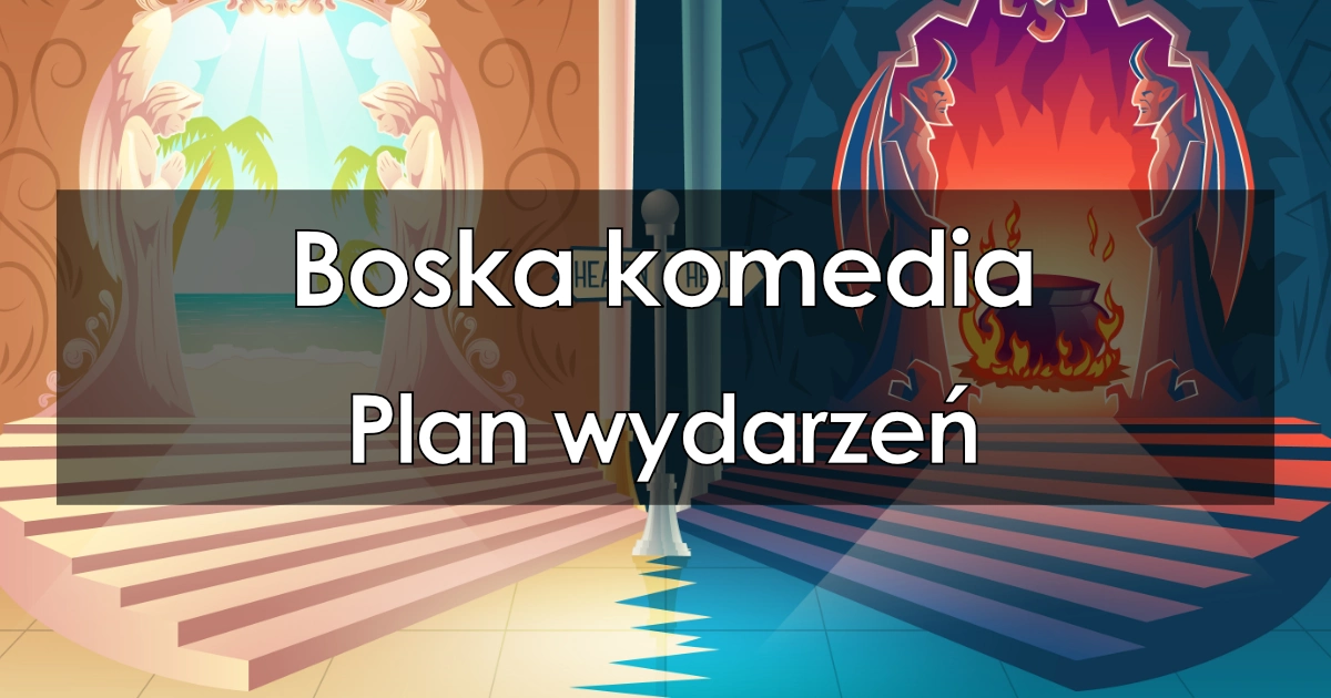 Lektura: Boska komedia – Plan wydarzeń