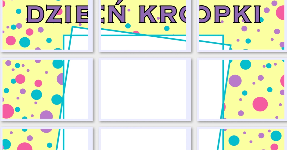 Fotobudka: Dzień kropki