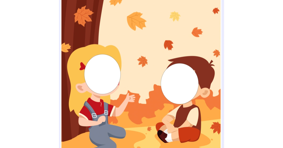 Fotobudka: Jesienne dzieci