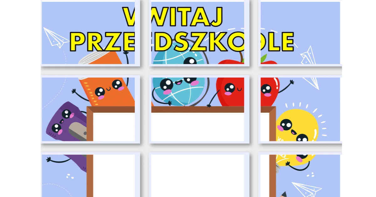 Fotobudka: Witaj przedszkole!