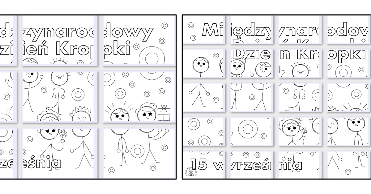 Kolorowanki XXL: Międzynarodowy Dzień Kropki