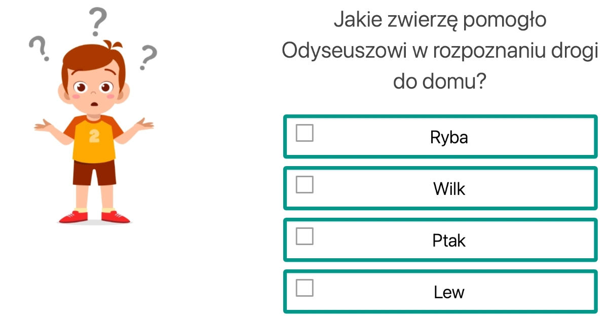 Quiz z lektury Odyseja