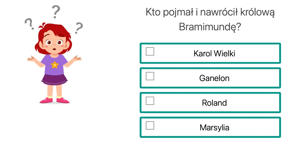 Quiz z lektury Pieśń o Rolandzie
