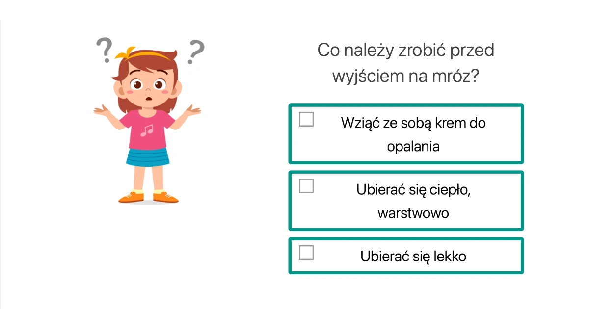 Quiz: Bezpieczne ferie zimowe