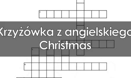 Krzyżówka z angielskiego: Christmas