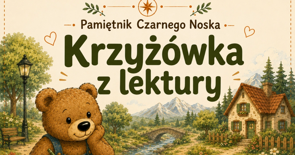 Krzyżówka z lektury: Pamiętnik Czarnego Noska