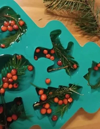 Praca plastyczna: Lodowe medaliony 4