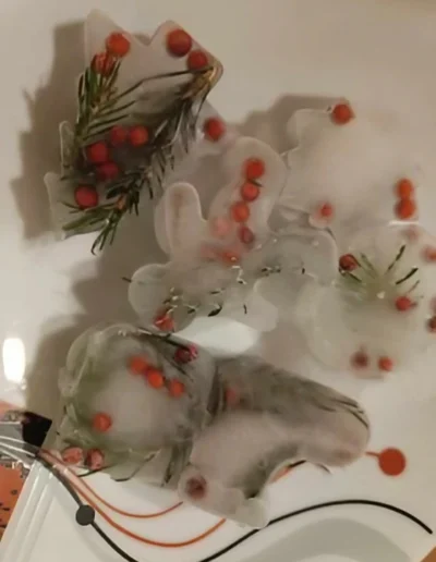 Praca plastyczna: Lodowe medaliony 2