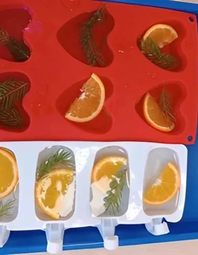 Praca plastyczna: Lodowe medaliony 13