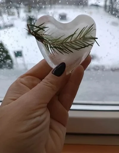 Praca plastyczna: Lodowe medaliony 7