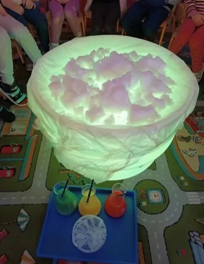 Śnieg malowany - eksperyment 10