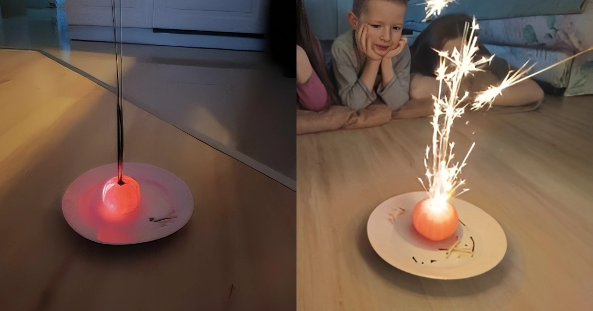 Świecąca mandarynka