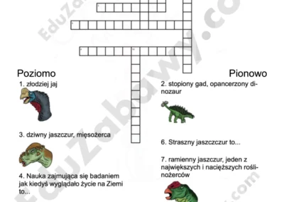 Krzyżówka: Dzień dinozaura 41