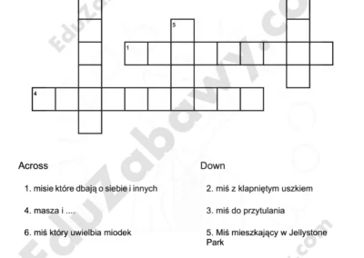 Krzyżówka: Dzień pluszowego misia 41