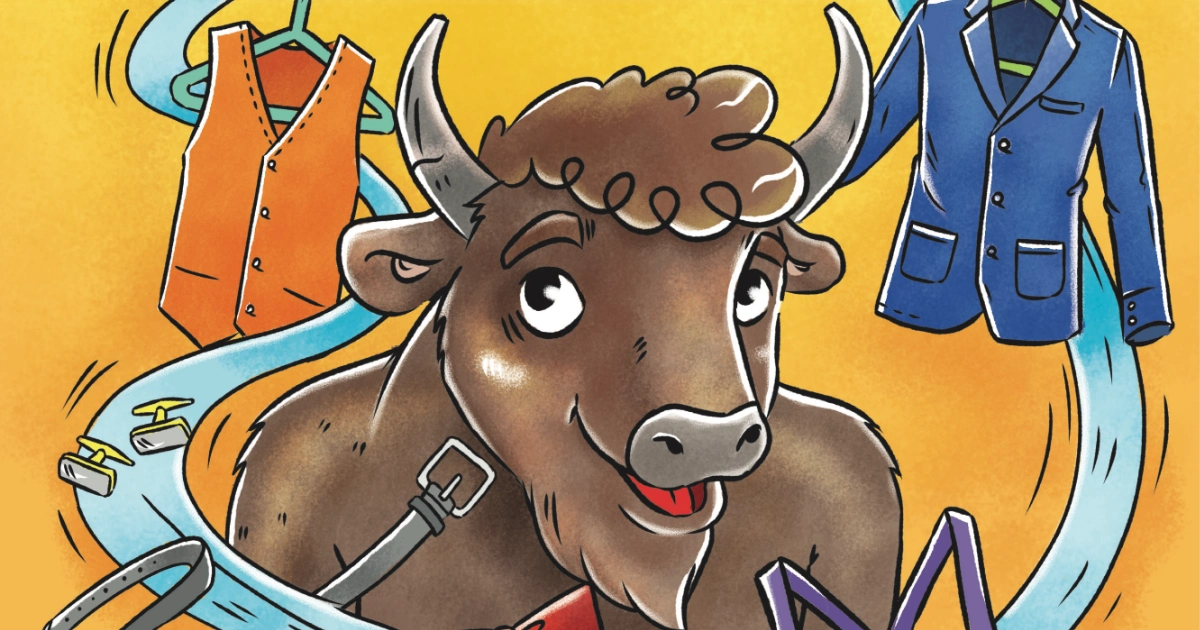 Jak ubrać żubra (Wierszyk + kolorowanki)