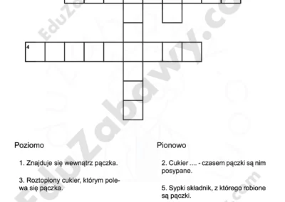 Krzyżówka na Tłusty czwartek 41